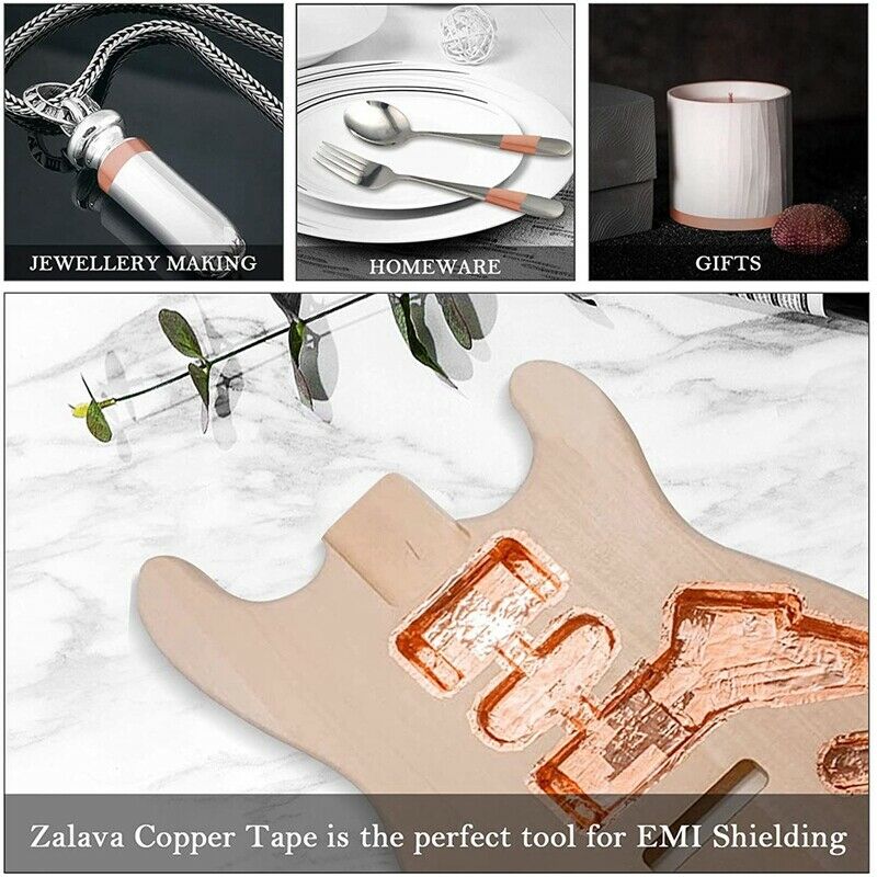 Copper Foil Tape 27Yards x 2 Inch for EMI Shielding Conductive Adhesive for W5U2
