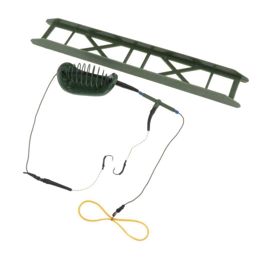 Fishing Baits Hook Lure Trap Hooks with Spring Feeder Coarse Fishing Tackle