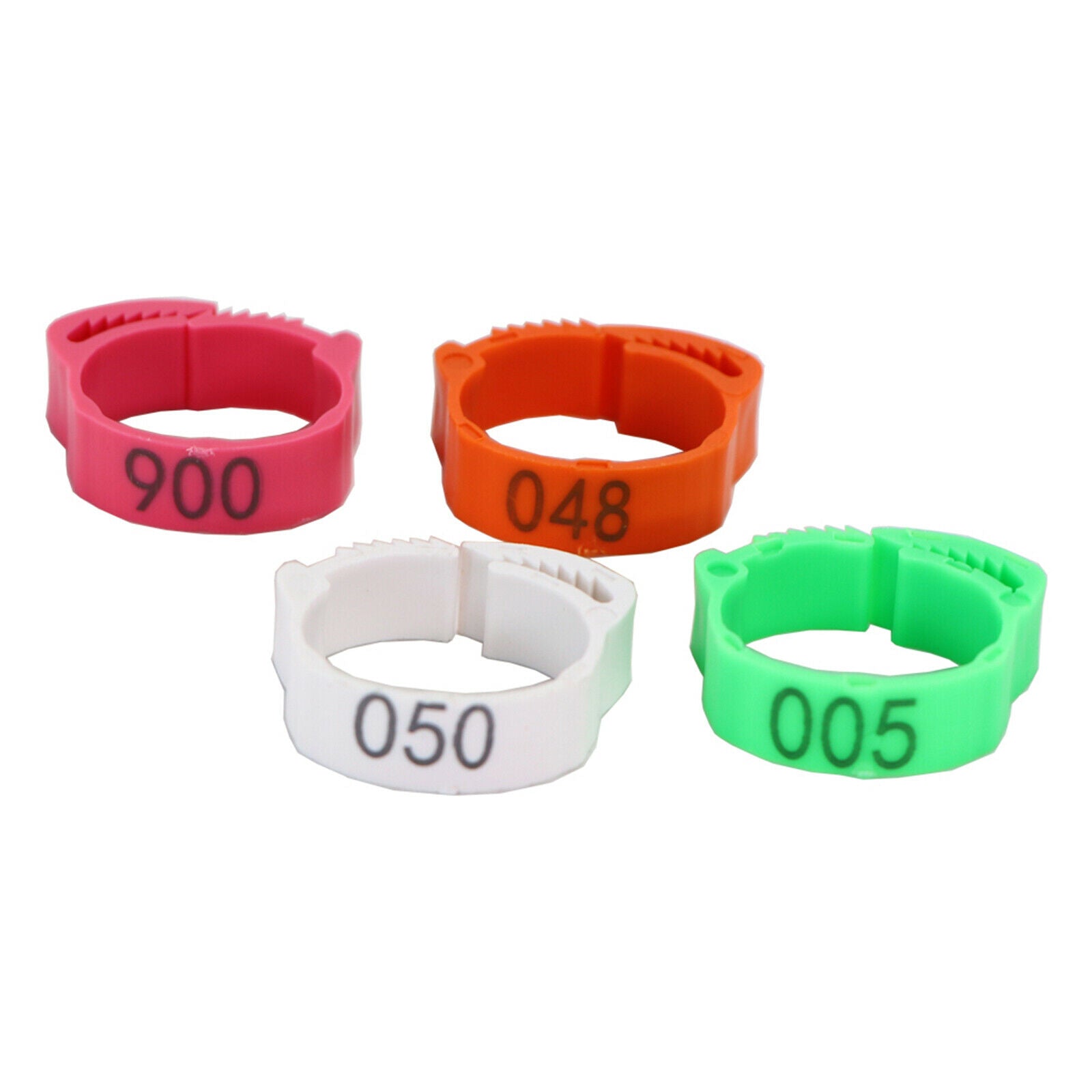 600x Chicken Leg Rings Duck Clip Adjustable Poultry Leg Bands for Farm