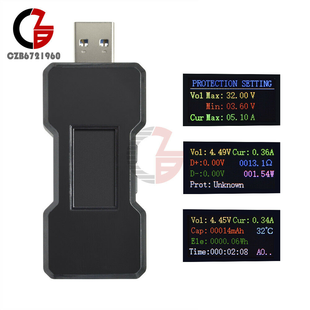 Multifunction FNB18 Tester USB Power Bank Charger Indicator Voltage Monitor