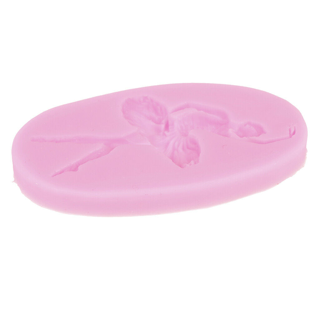 Ballet Dancer Silicone Mold Sugarcraft Fondant Mold Cake Decorating Tool.l8