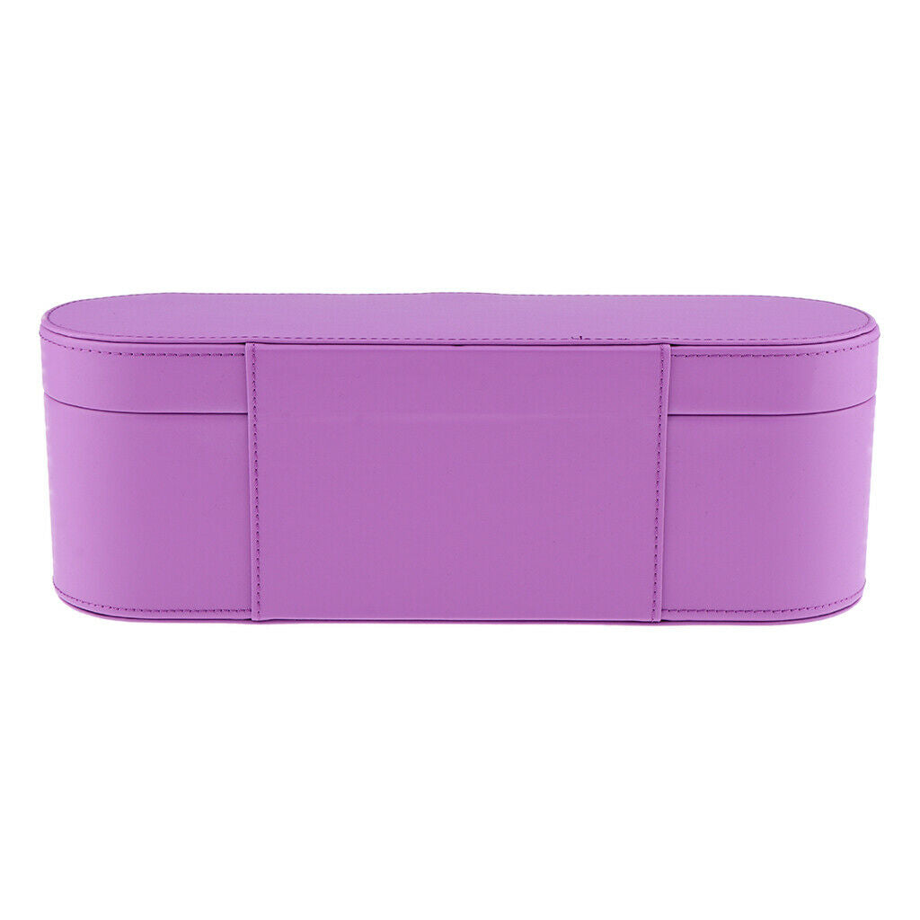 Purple Leather Travel Storage Case Gift Box For Dyson Supersonic Hair Dryer