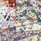 5x Japanese Style Bronzing Cotton Fabric Plain Weave Printed Patchwork DIY Craft