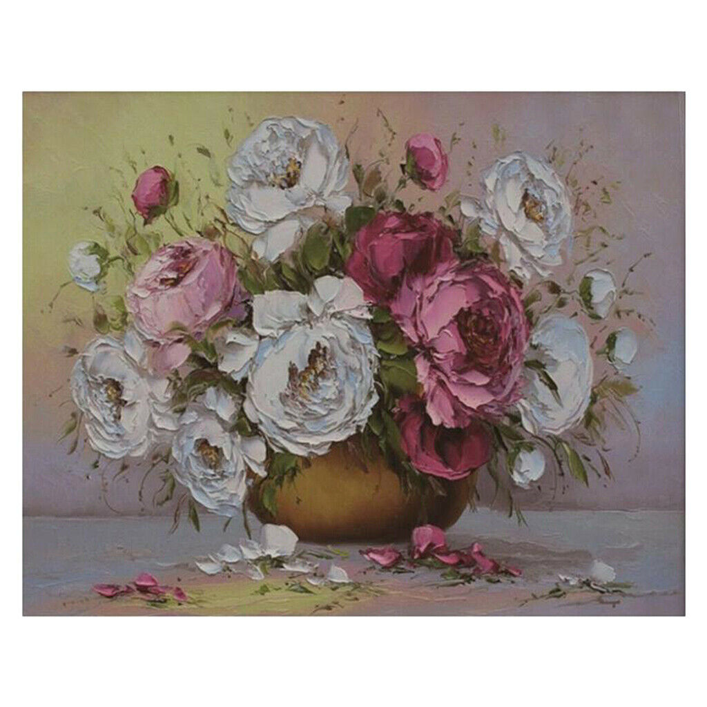 DIY Diamond Painting Kit Flowers Rhinestone Paint By Number