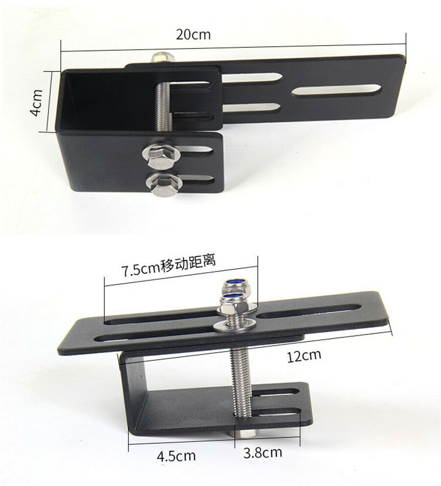 Pair for work light Car roof rack light bracket bumper bull bar Mounting holder