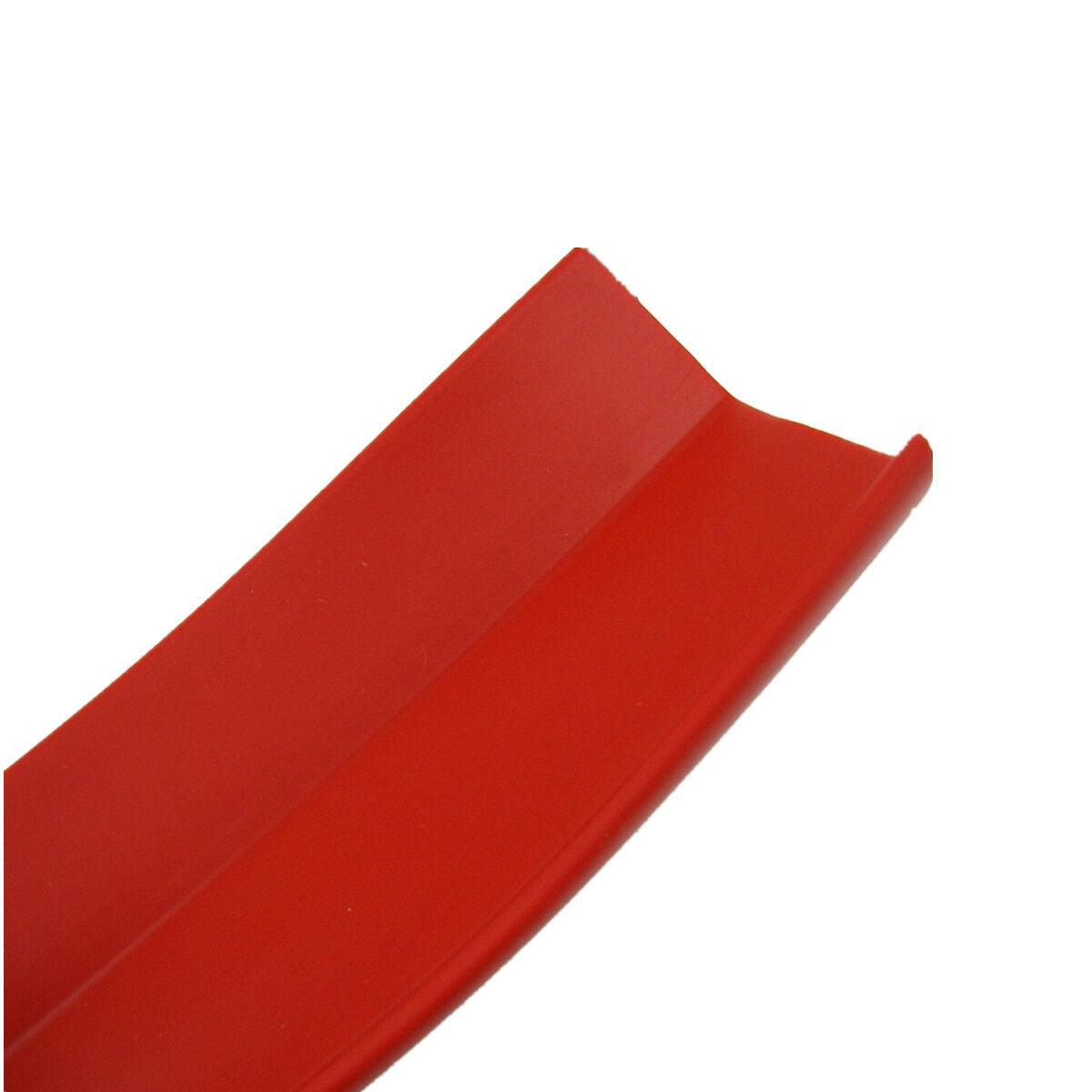 Red Car Front Bumper Spoiler Lip Kit Splitter 2.5M Protector Body Kit Rubber