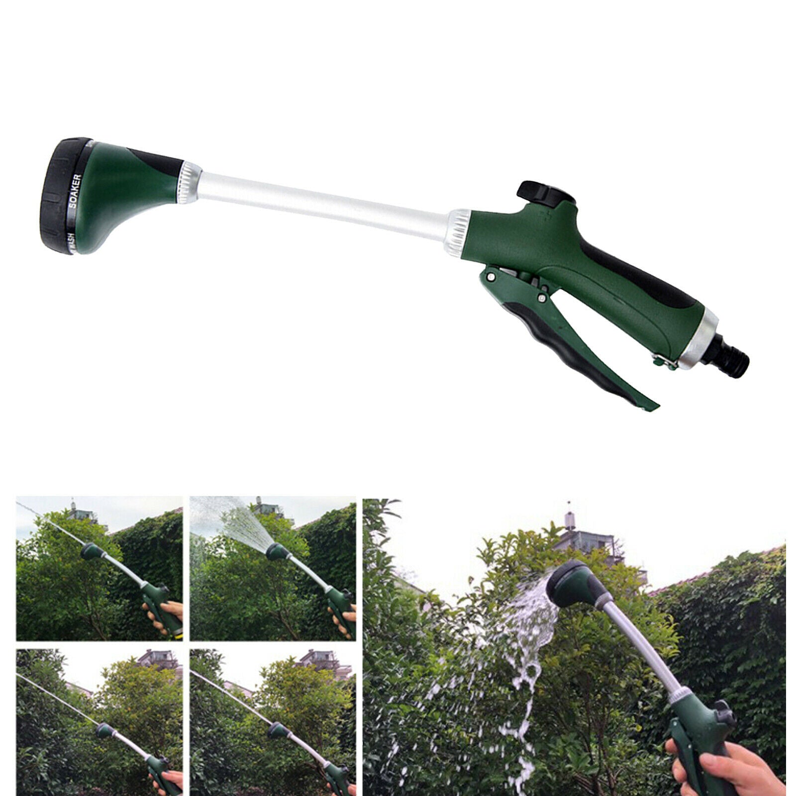 1pc Garden Watering Sprayer Gun Hose Nozzle Car Washing Water Sprayer Tube