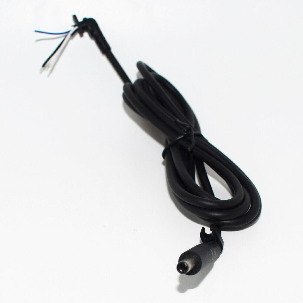 10pc 1.8M/6FT Dell 4.5x3.0mm DC Tip Connector with Power Cord Wire Black for DIY