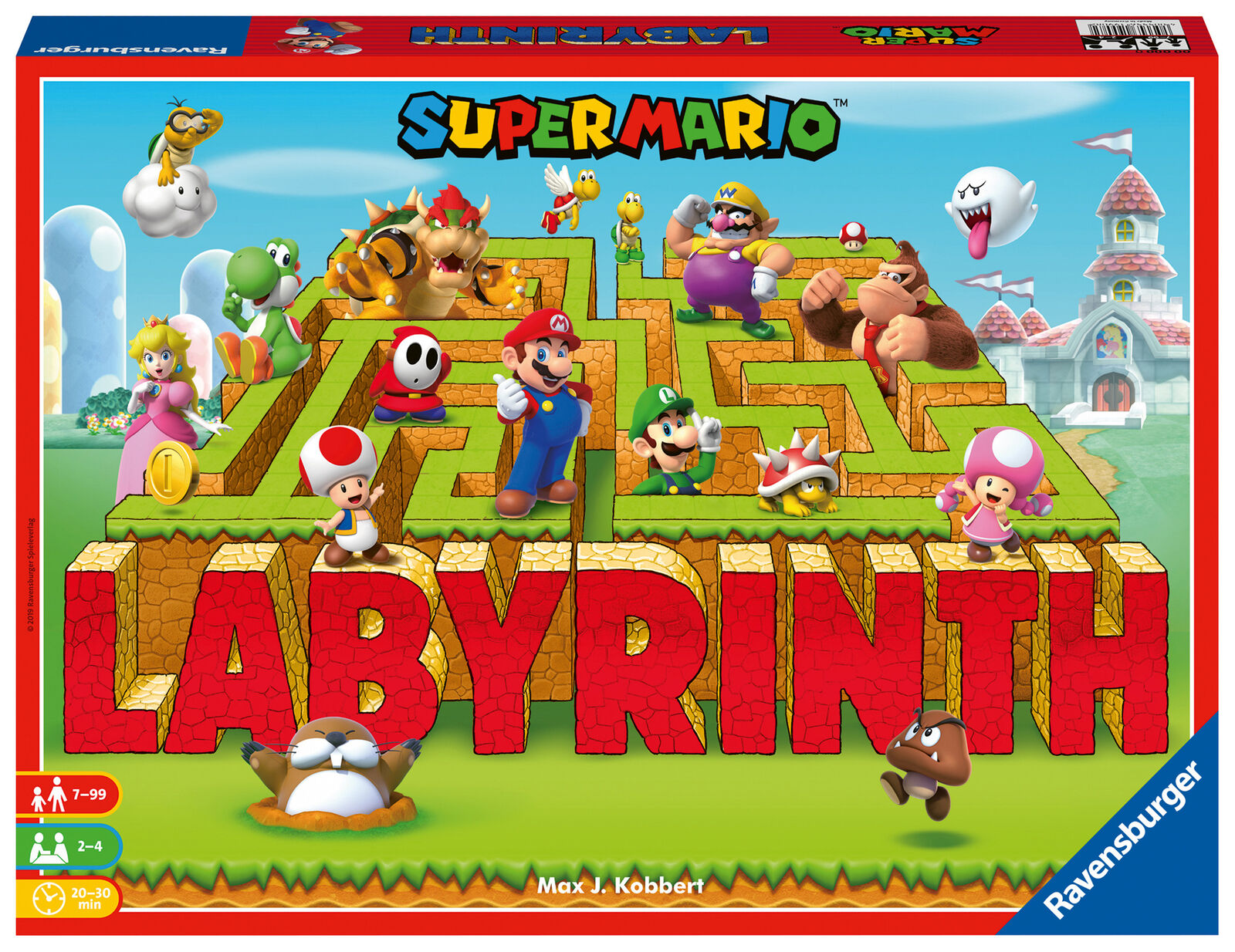 26063 Ravensburger Super Mario Labyrinth The Moving Maze Game Family Children