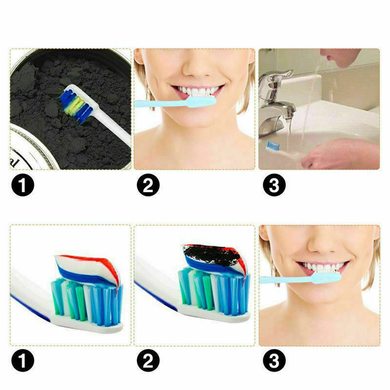 2021 Activated Charcoal Powder Natural Organic Black Teeth Whitening Toothpaste.