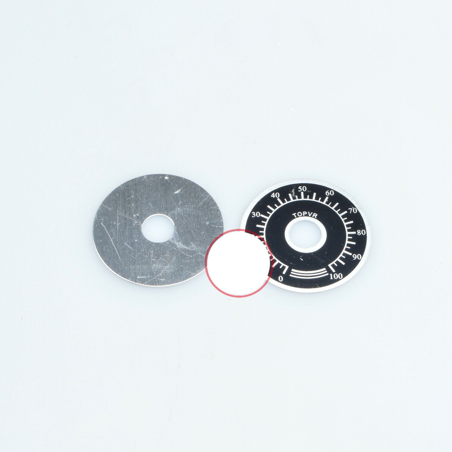 5pcs TOPVR 0-100 potentiometer knob scale digital scale Dial WTH118 WX112
