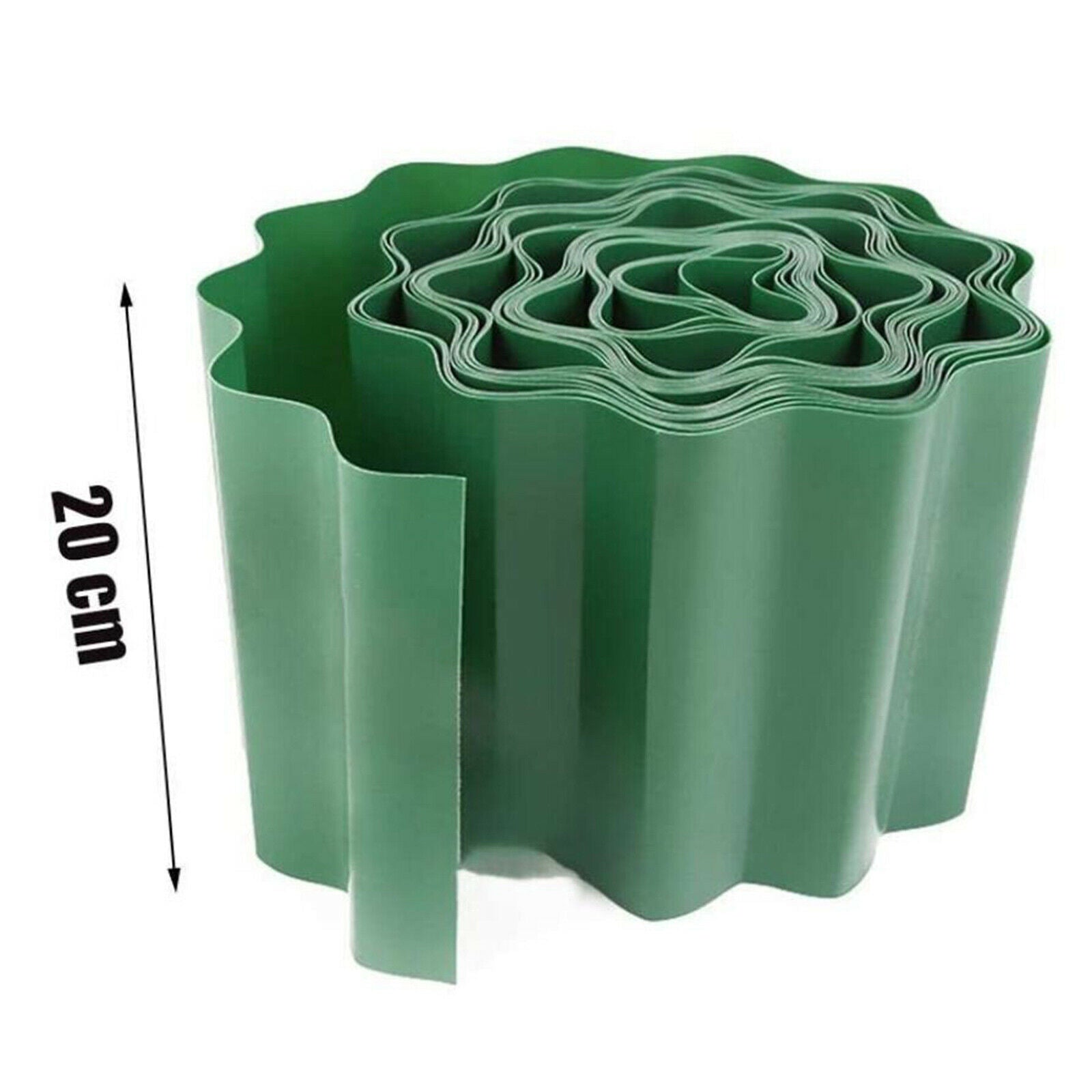 Outdoor Garden Lawn Edging Border Fence Barrier Roll DIY Patio 20cmx9m