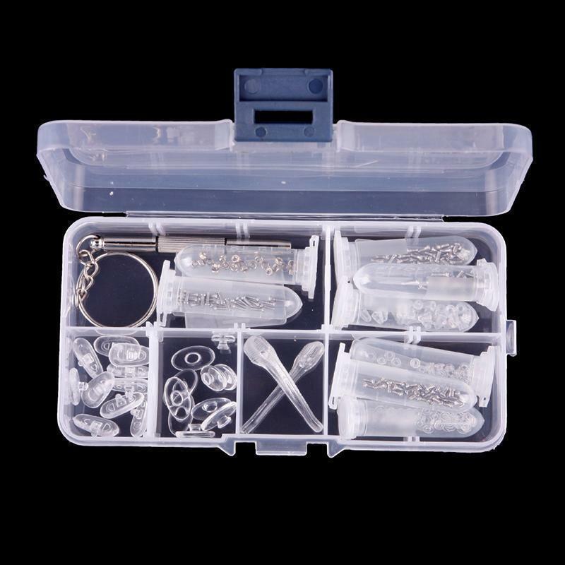 Screw Nut Nose Pad Optical Repair Tool Assorted Kit Set For Eyeglass Sun Glasses