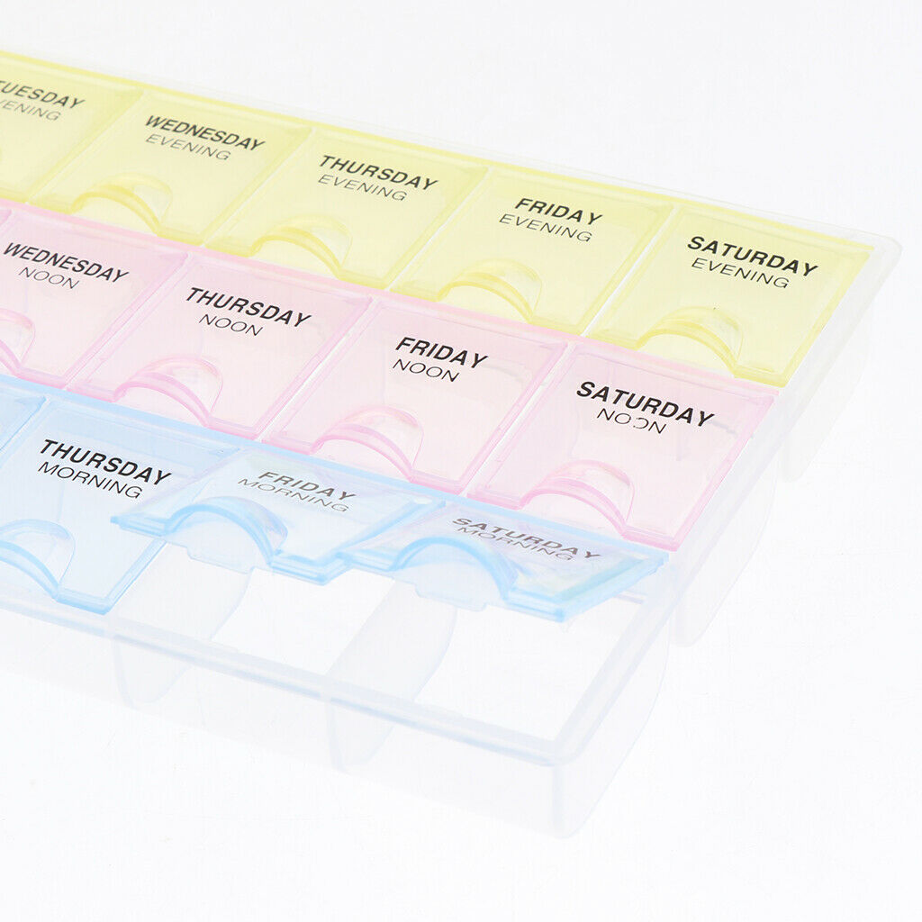 Component box Grids Plastic Clear Parts Container