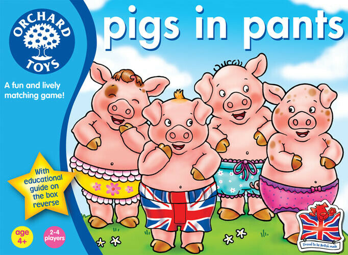 Orchard Toys 022 Pigs in Pants Kids Childrens Toddler Fun Learning Game 4 Yrs +