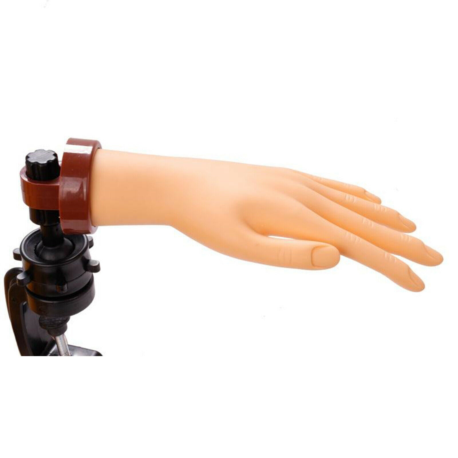 Left Lifesize Practice Hands Training Display Manicure Hand with Bracket