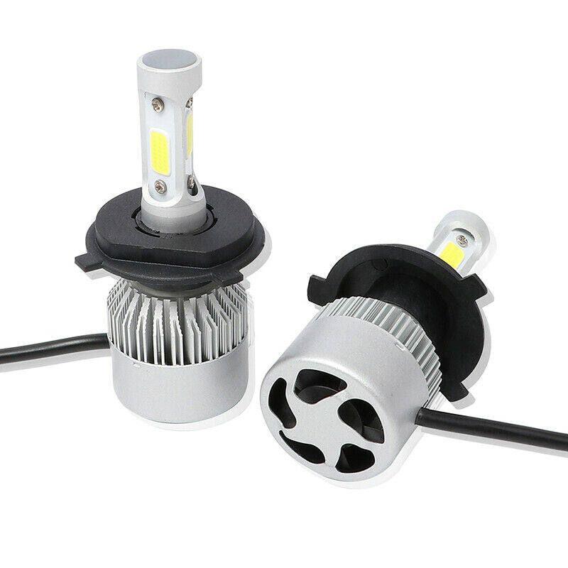2x H4 HB2 9003 285000LM 1950W LED Headlight Kit Hi/Lo Beam Bulb High PowerFB Tt