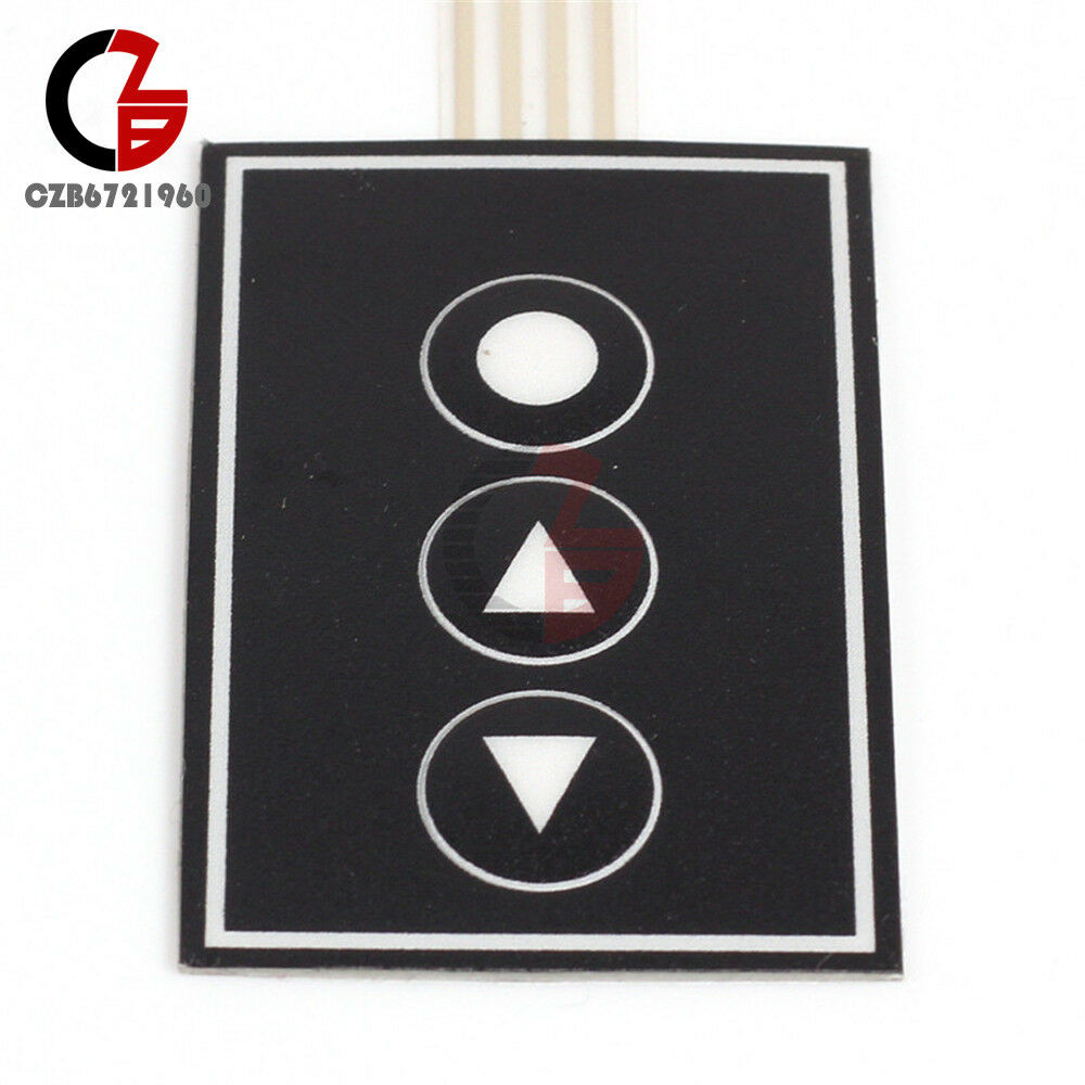 36*55mm 1x3 Matrix Array 3 Key Membrane Switch Keypad Precise Keyboard 1*3 Keys