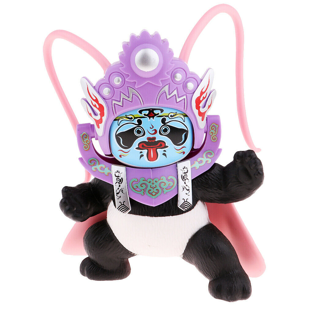 China Culture Nation Creative Chinese Opera Face Change Panda Pink
