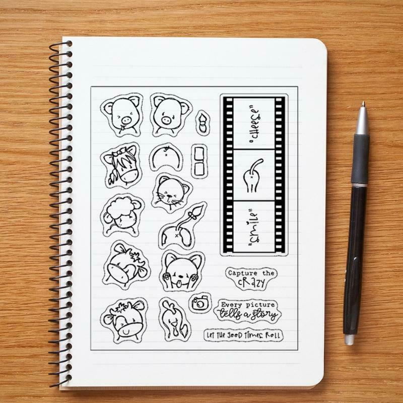 Animal Transparent Silicone Stamp Scrapbook DIY Printing Mould Stamp