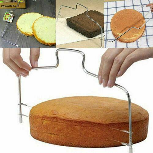 Adjustable Wire Cake Slicer Bread Cutter Leveller Decorating Divider Slice Tool#