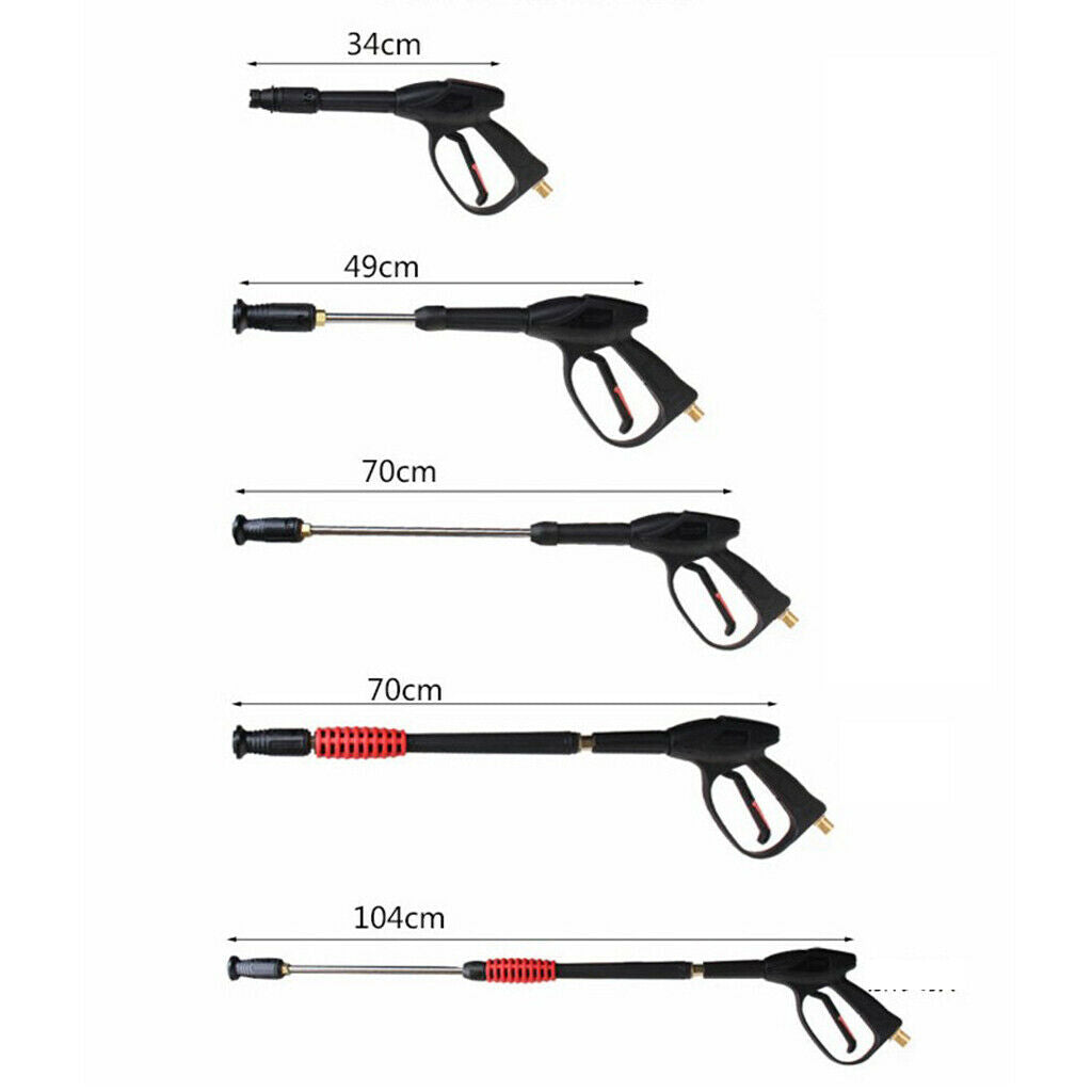 High Pressure Washer Gun Car Wash Water Gun  Small short water gun 49cm