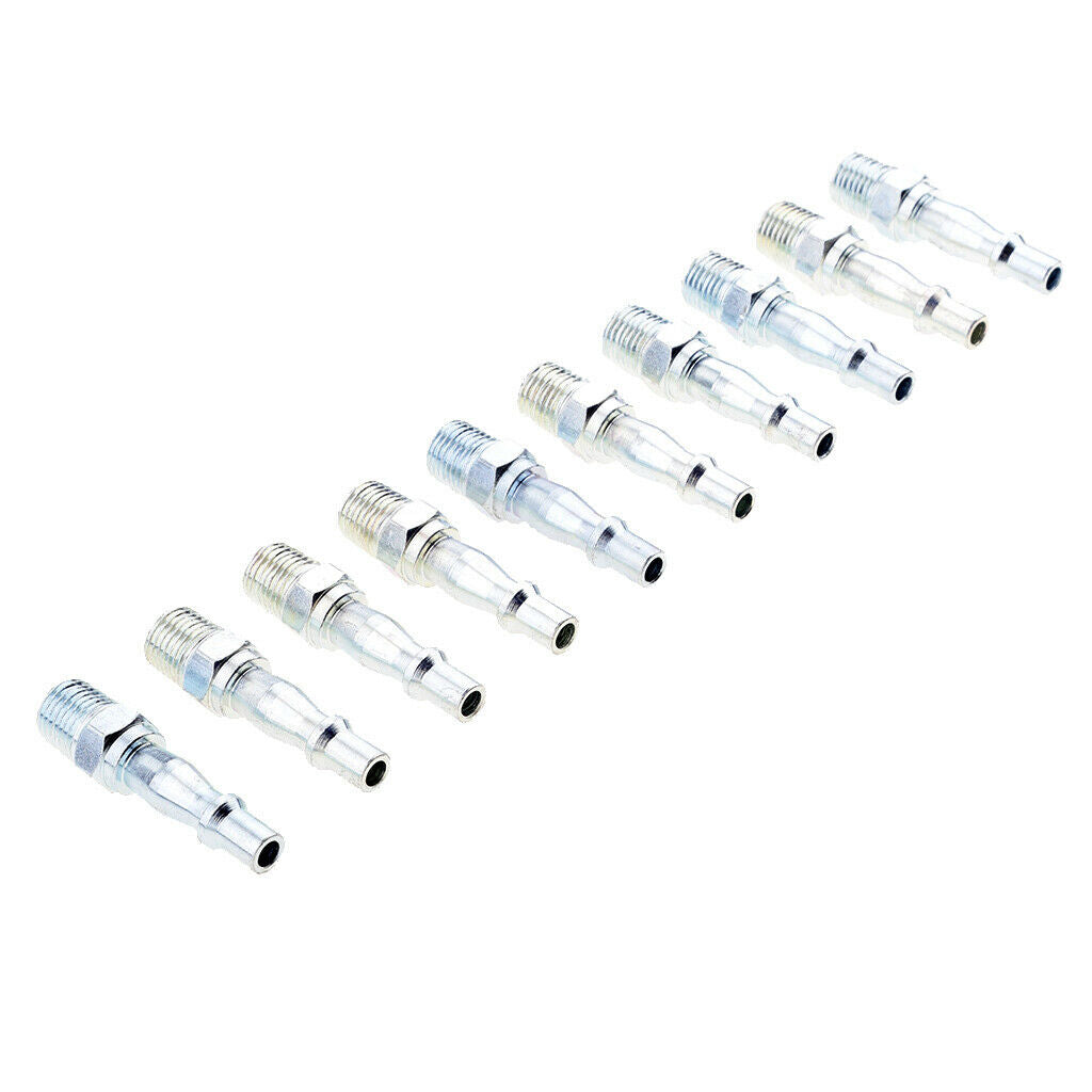 10PCS Air Line Hose Compressor Fitting Connectors Quick Release 1/4'' BSP