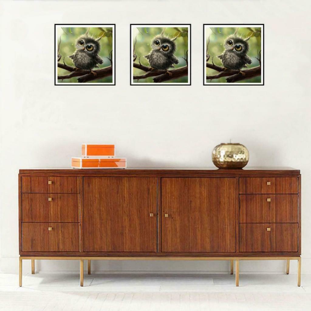 5D Diamond Painting Kits for Adults Cross Stitch Home Room Decor Owl
