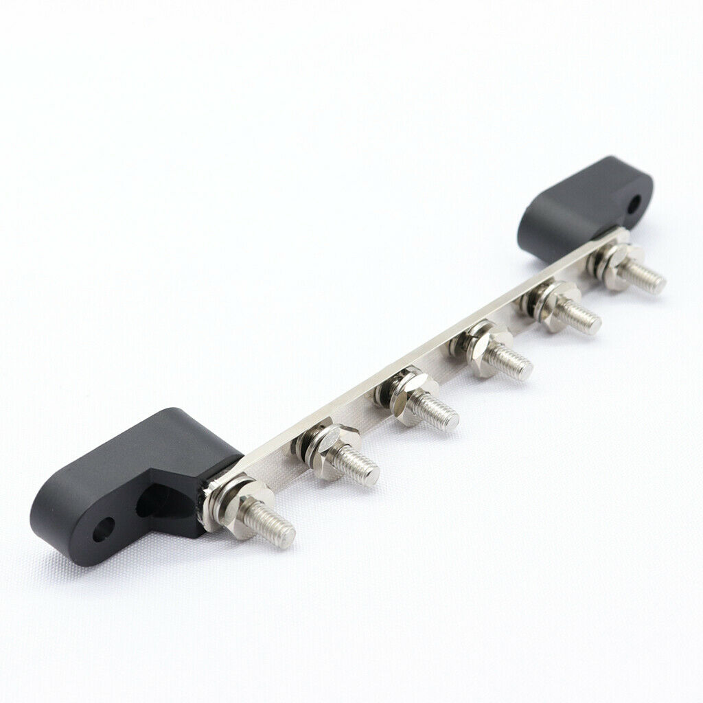 Bus-Bar 12V 6 way Electrical Terminal Single Junction Box 6 Stud Kits 6P