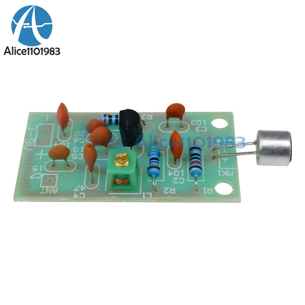 2PCS Wireless Microphone Ham FM Wireless Radio Transmitter Module 3-5V 91-103MHz