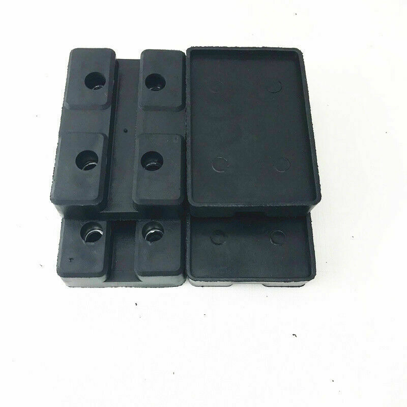 4 x Square Heavy Duty Rubber Arm Pads Car Lift Accessories For Auto Truck Hoists