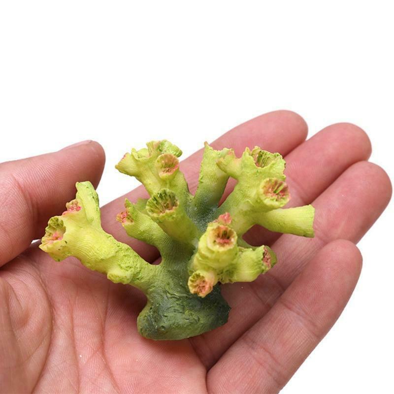 Mini Coral Aquarium Decoration Fish Tank OrnamentsToys for Fish Play