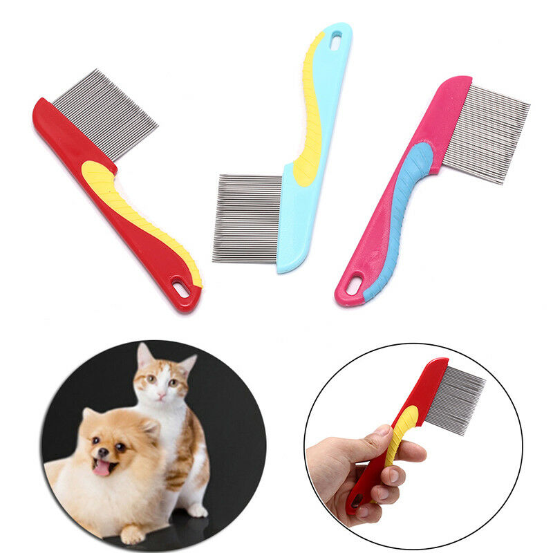 dogs cats hair removal comb stainless steel lice comb lice flea nit hair c.l8