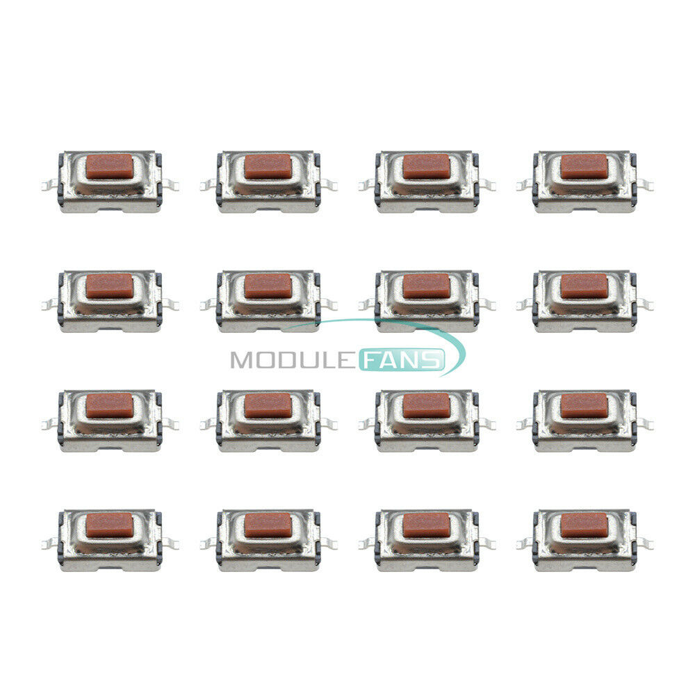 20pcs Tactile Push Button Switch Tact Switch Micro Switch 2-Pin SMD 3x6x2.5MM