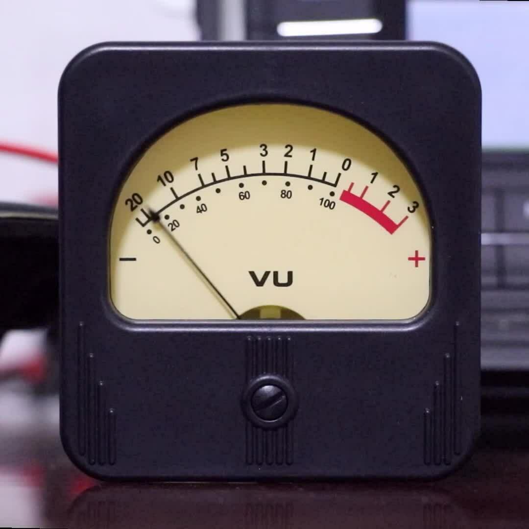 12-16V VU Level Meter With Backlight DB Tube Amplifier Meter Audio Volume Meter