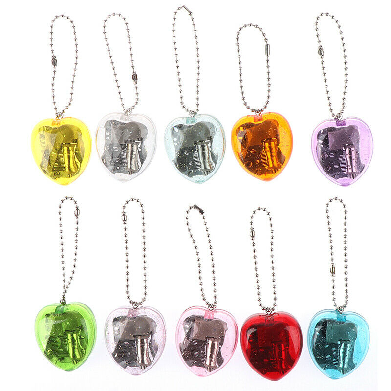 Creative Mini Acrylic Heart-Shaped Musical Box Music Box The Sky Music Tune FDBD