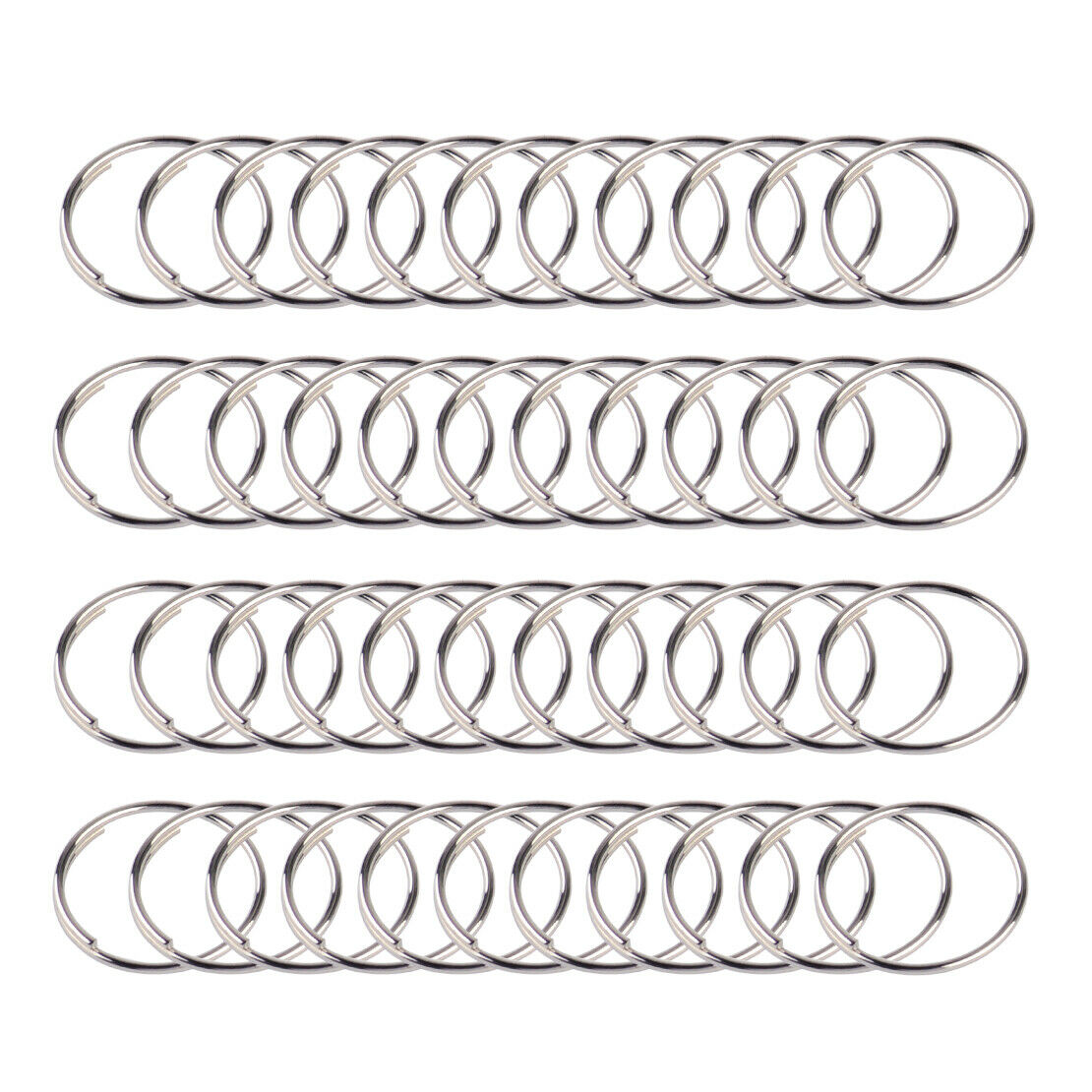 500pcs CHANDELIER LAMP BEAD PRISM CRYSTAL Rings Connector Repair Parts 11mm AT