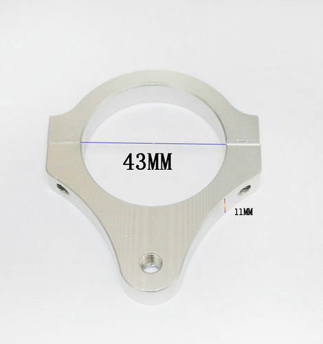 43mm Aluminium Steering Damper Fork Frame Mounting Clamp Bracket for Motorcycle