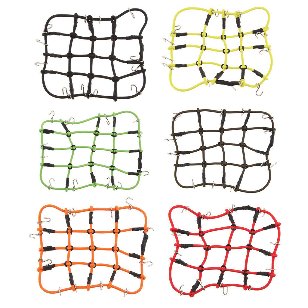 2Pcs Elastic Car Luggage Net with Hook Cargo Net for SCX10 D90 4 RC