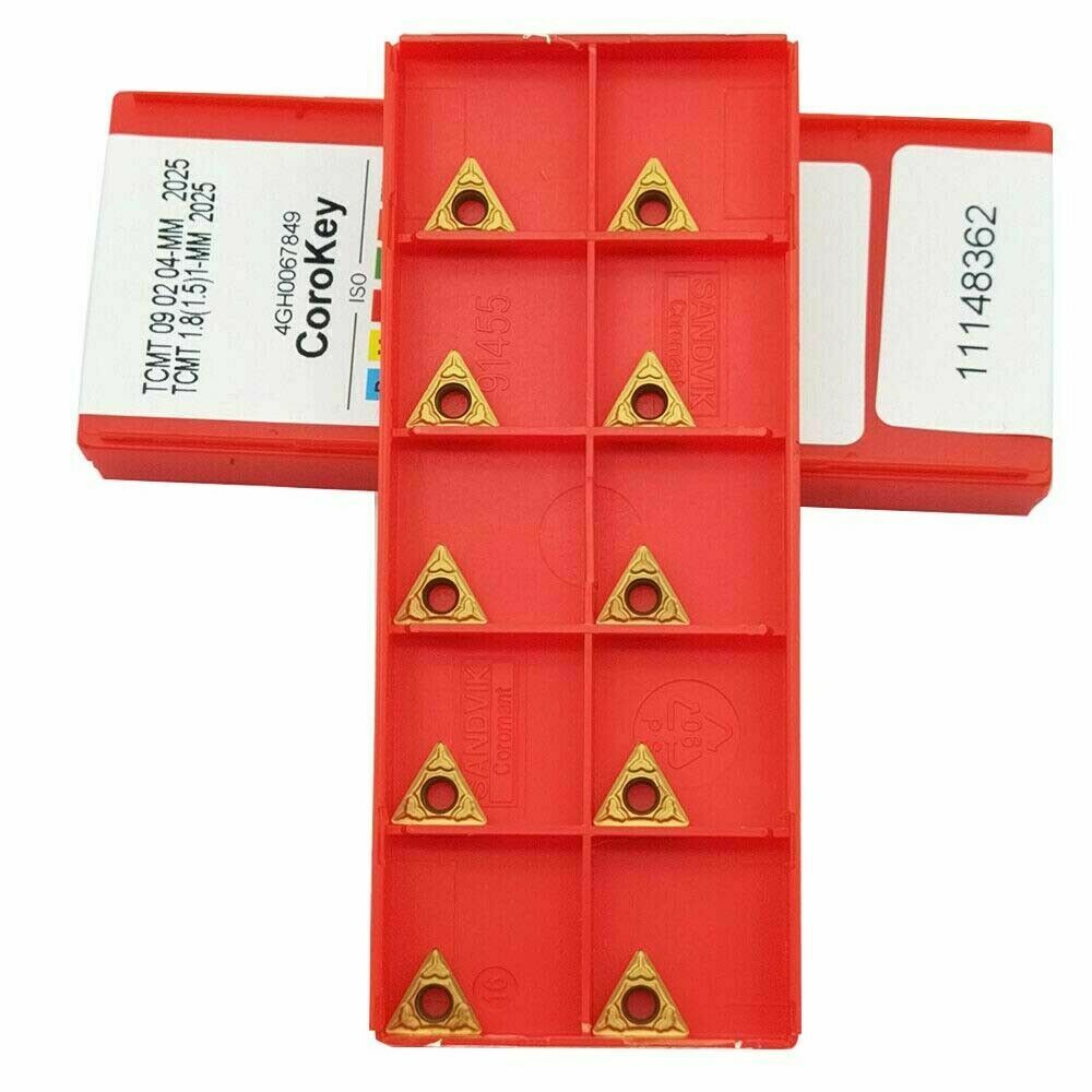 TCMT090204-MM 2025 TCMT1.8(1.5)1 -MM CNC Carbide lathe blade 10PCS