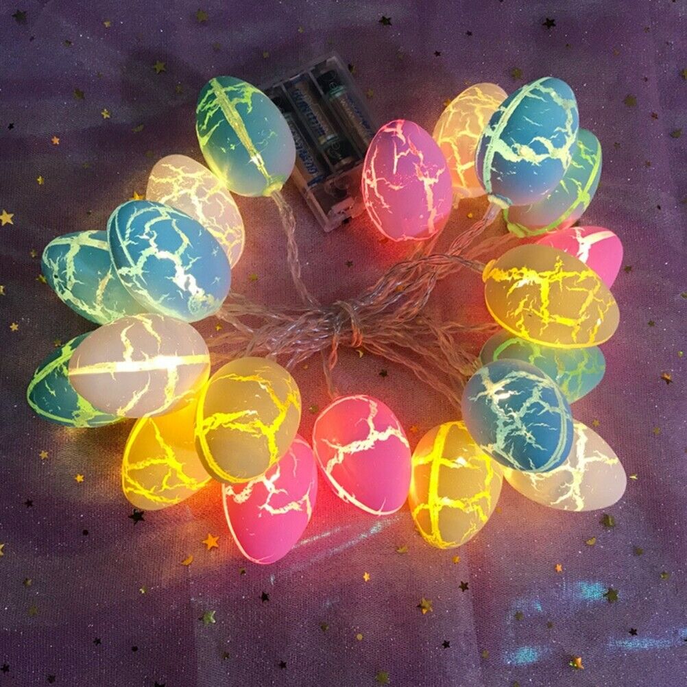 Easter Eggs LED String Lights 3 Meters 20 LED String Lights for Party Decoration