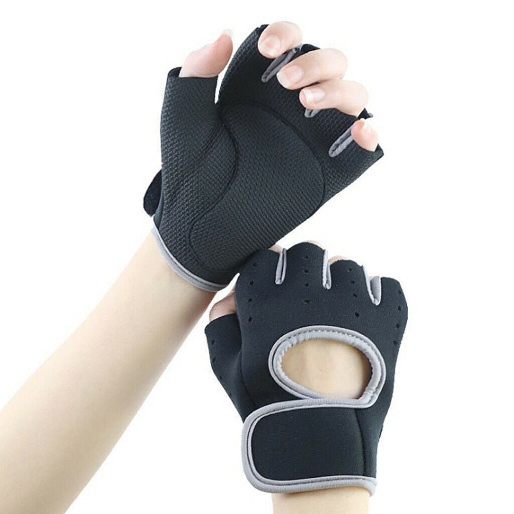 2 Pairs Durable Lifting Gloves Support Brace for Exercise Workout Sports