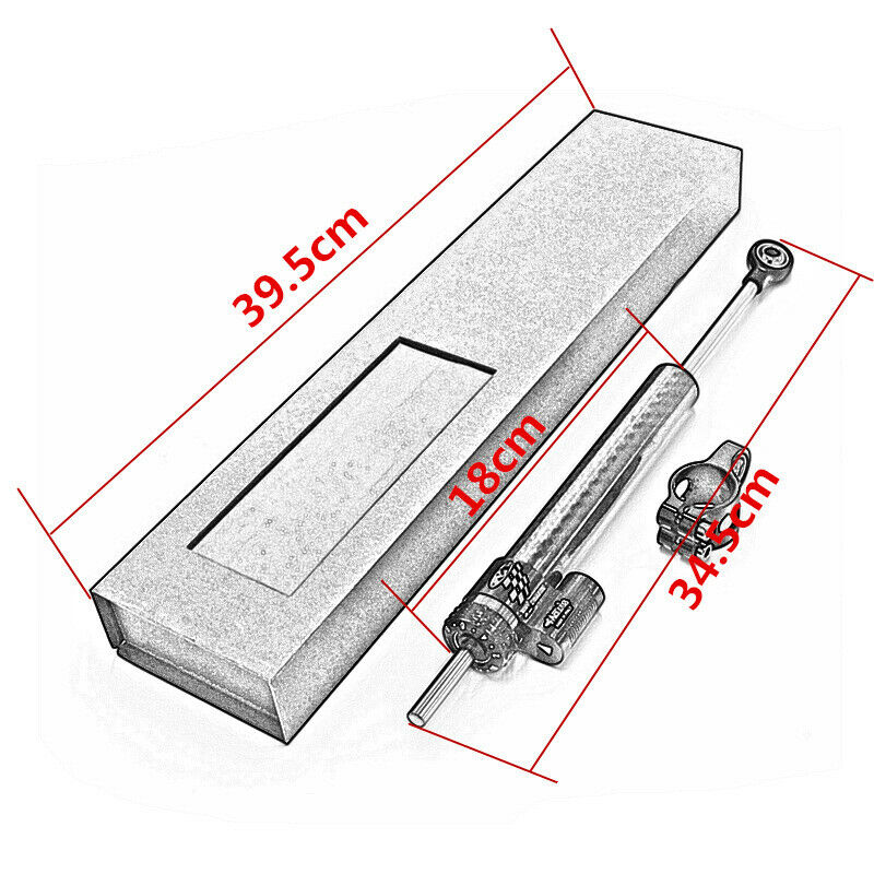For Yamaha MT10 MT07 Universal Motorcycle Adjustable Steering Damper Stabilizer