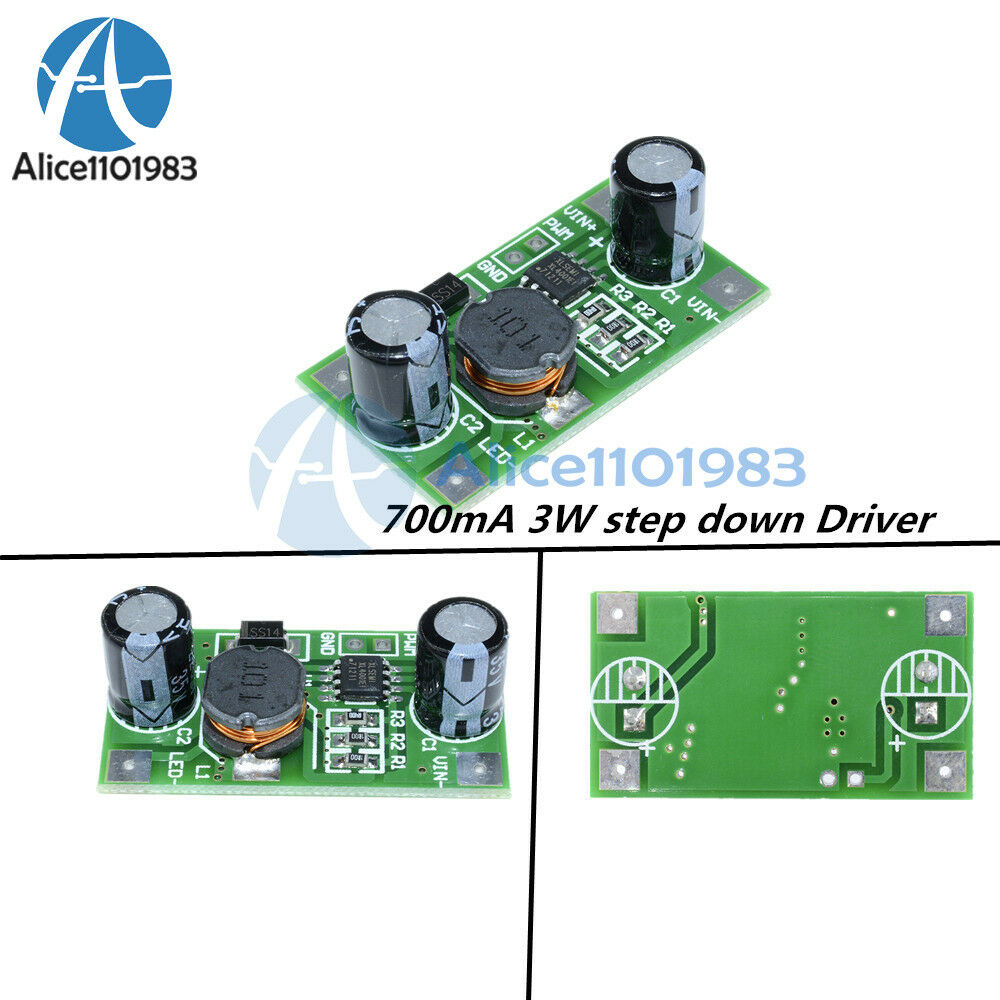 10PCS 3W LED Driver 700mA PWM Dimming DC to DC Step-down Constant Current 5-35V