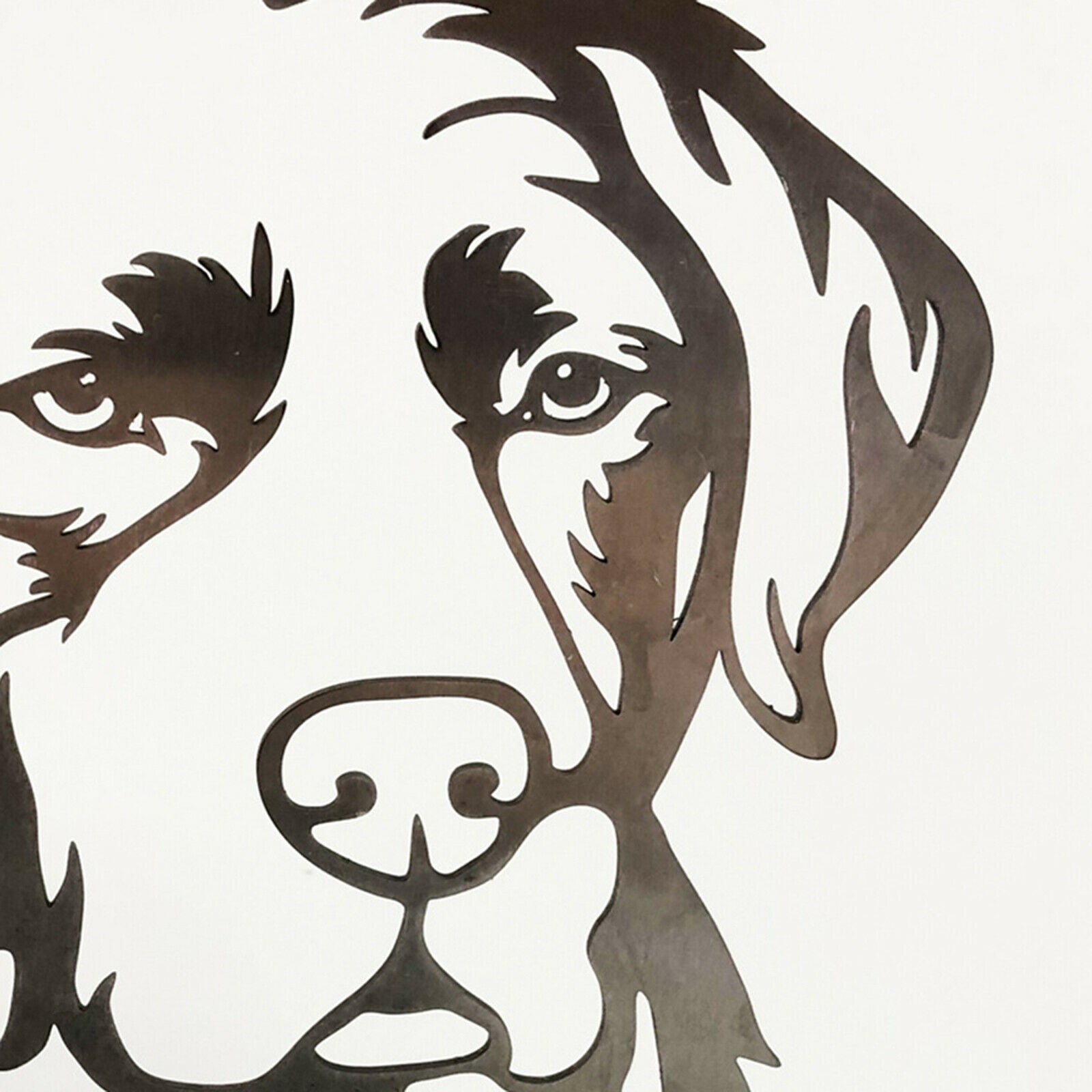 Cute Silhouette Garden Dog Yard Decor Ornaments for Fence Courtyard Gifts