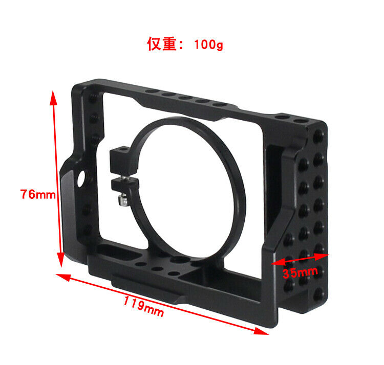 Quick Release L Plate for for Sony RX100 III IV V M3 M4 M5 Camera Rig Cage Metal