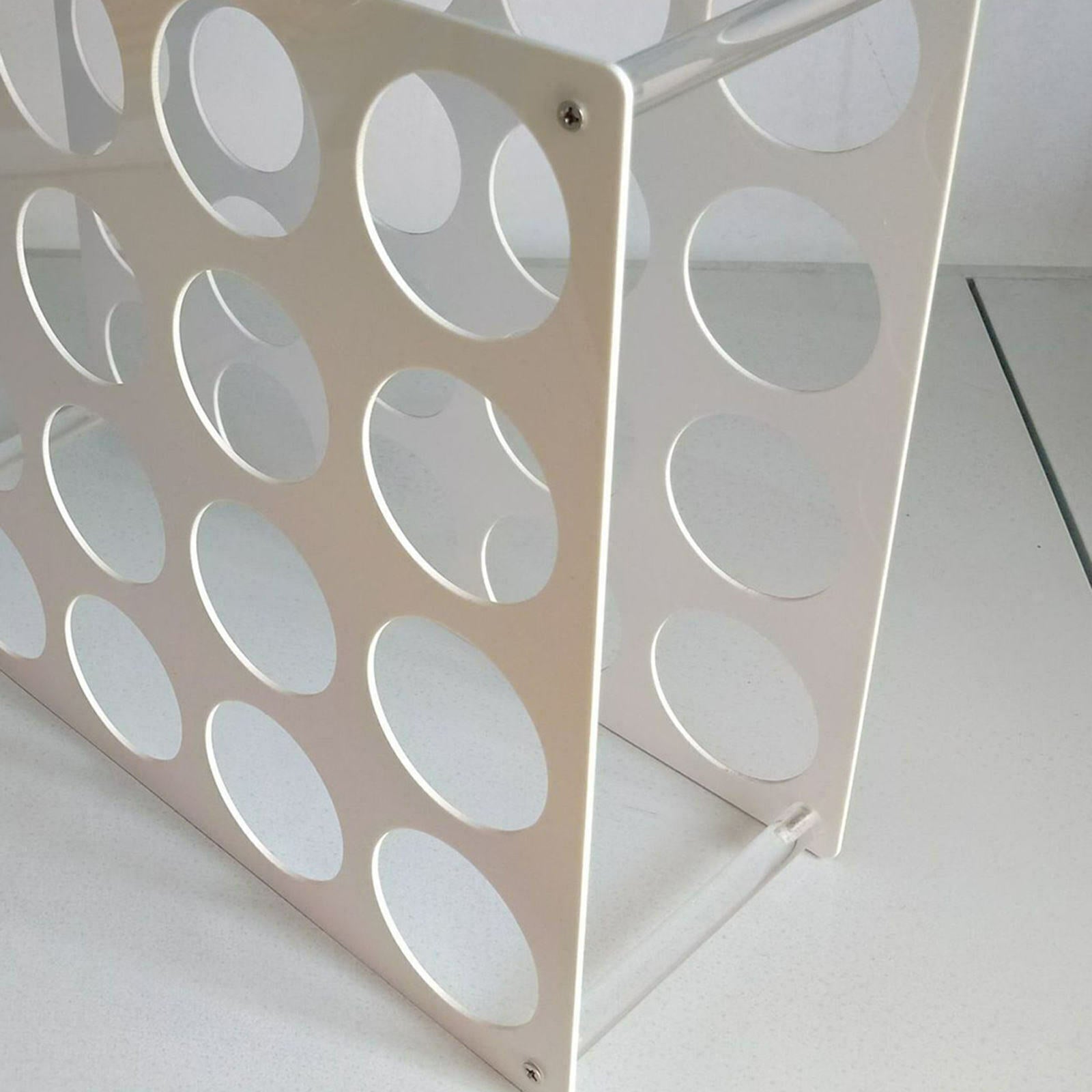 Vinyl Warehouse Rack Display Stand White Vinyl Roll Holder For Studio