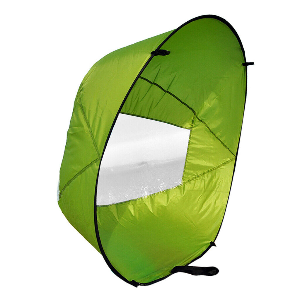 42" Portable Downwind Wind Paddle Instant Popup Board Kayak Sail - Green