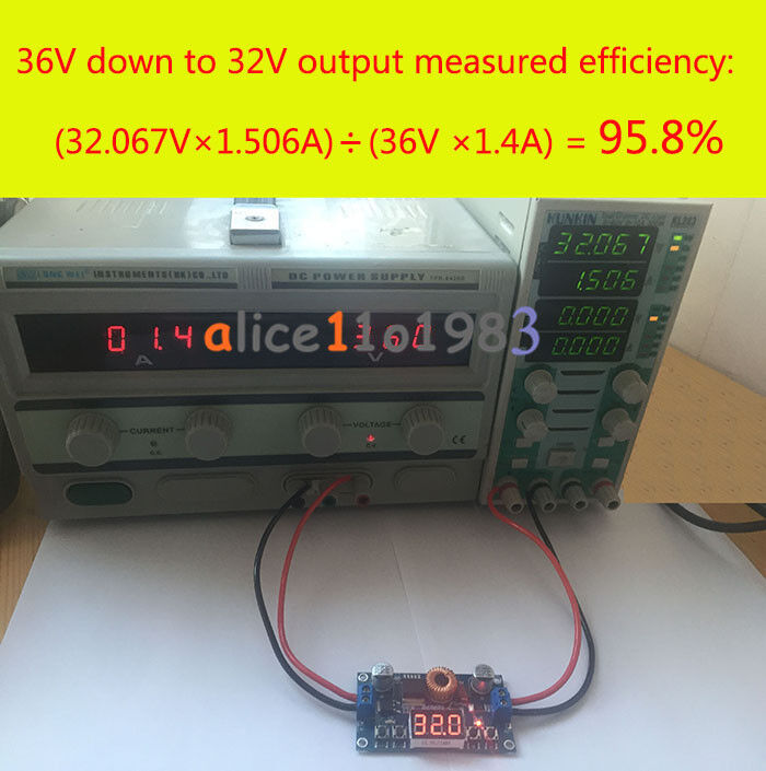 5A Digital Control Power Supply DC-DC Step-Down Charge Module LED  Voltmeter