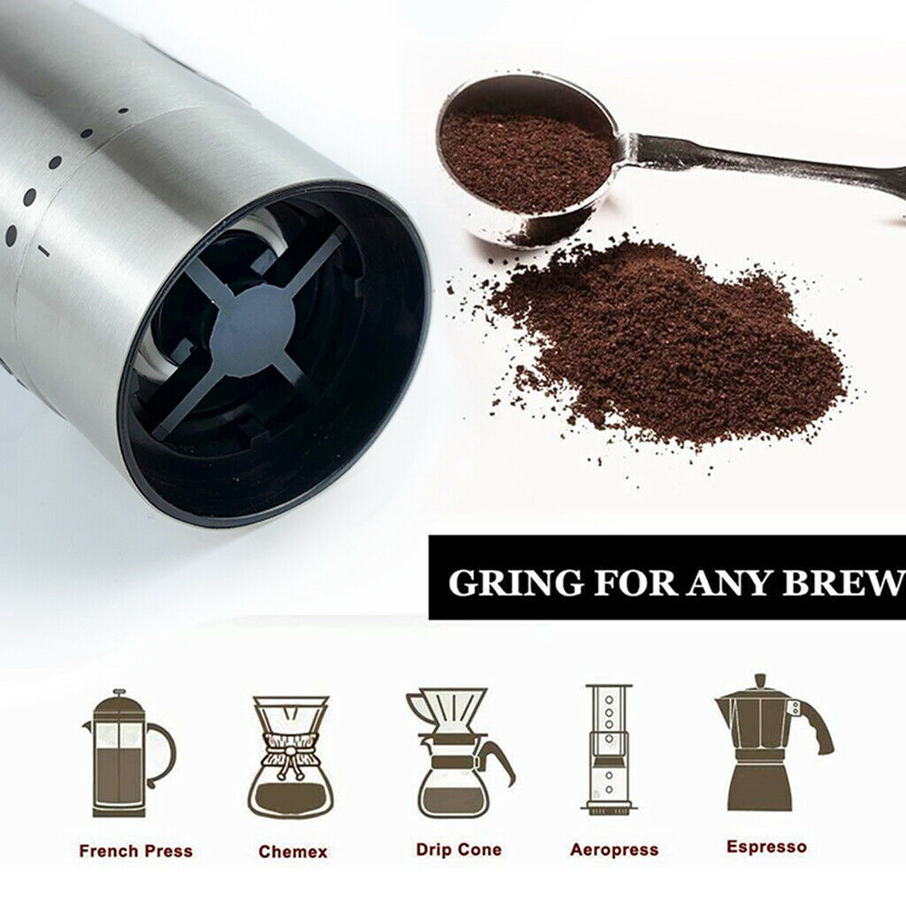 Manual Coffee Grinder Hand Crank Ceramic Bean Burr Compact Home Kitchen Tool